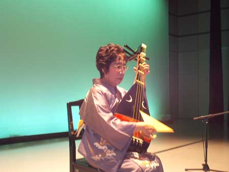 平家琵琶演奏